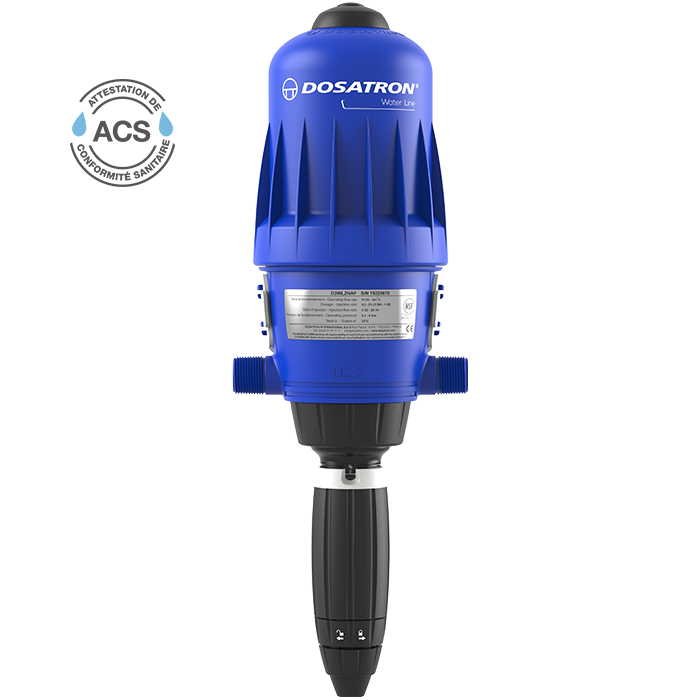 经 Dosatron 认证的氯配料泵 - 型号 D3WL2N