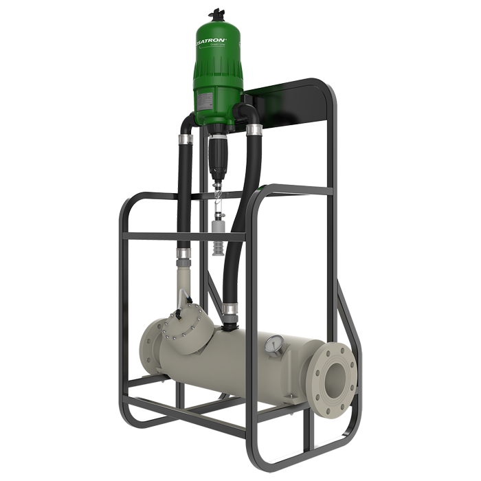 Dosatron 肥料注射器 - D90GL05BP 型 3/4 右侧